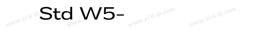 華康翩翩體 Std W5字体转换